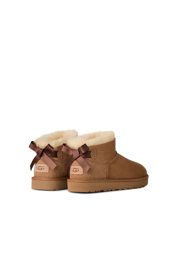 Ugg Bota Ultra Mini Bailey Bow Camel