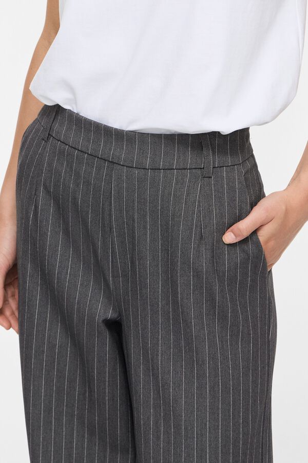 Vila Pantal&oacute;n de vestir de raya diplom&aacute;tica Gris oscuro