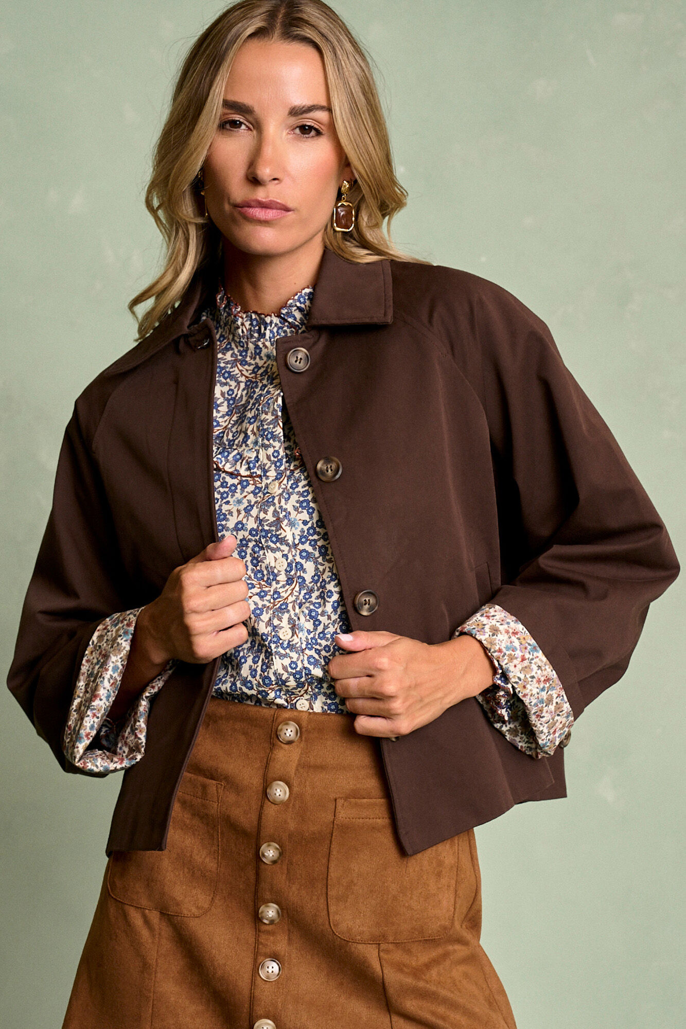 Pol&iacute;n Et Moi Cazadora cuello Lucca