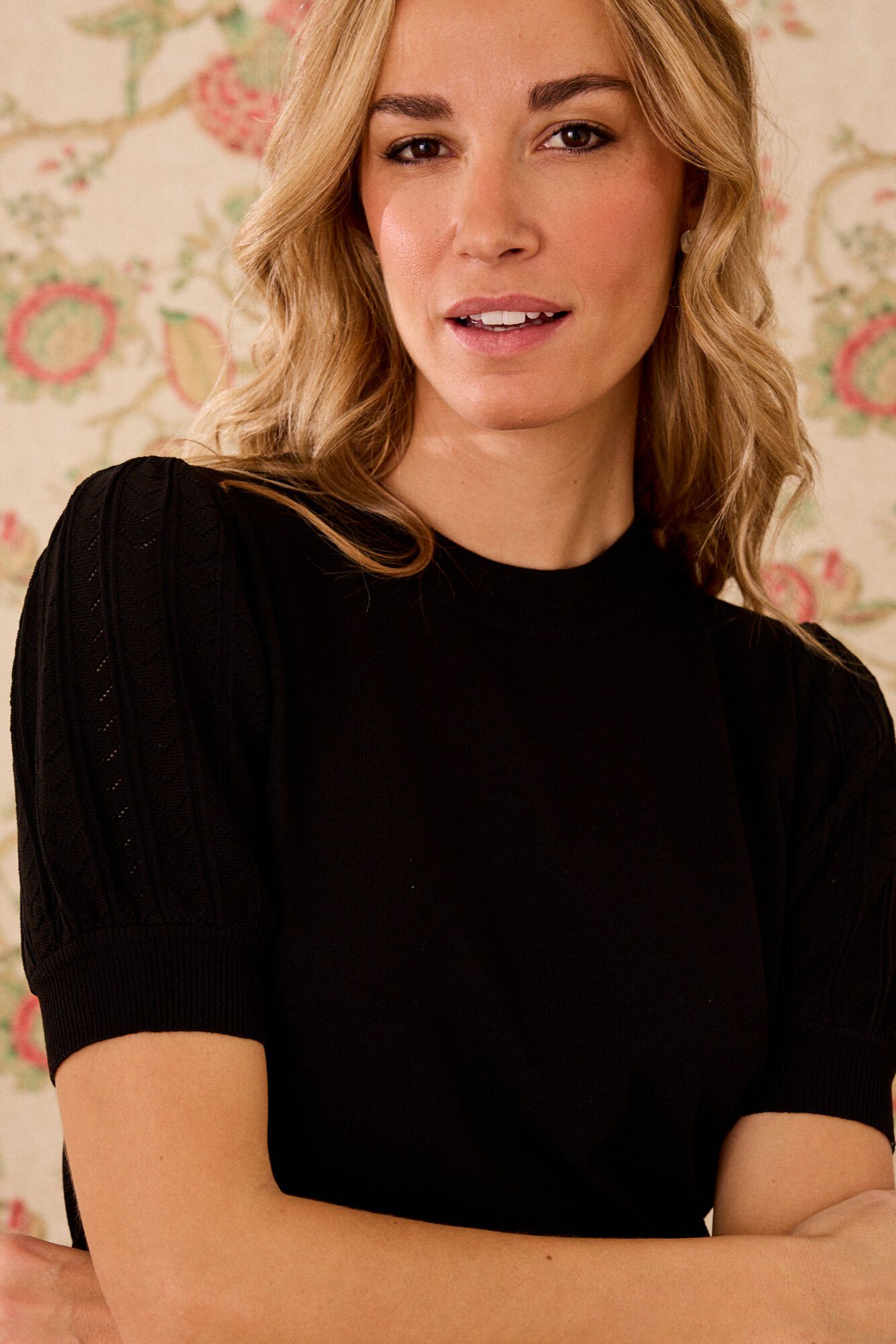 Pol&iacute;n Et Moi Top negro Ruth