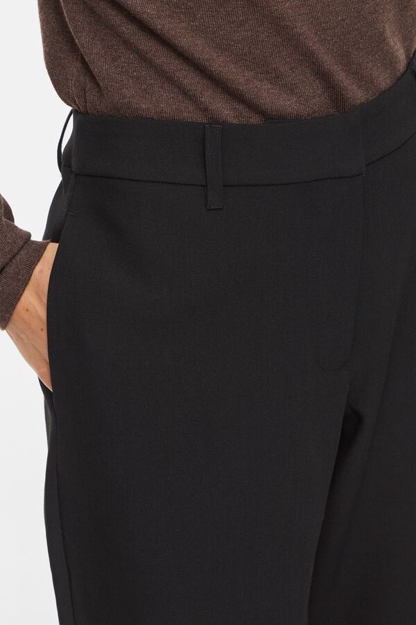 Vila Pantal&oacute;n de vestir recto Negro