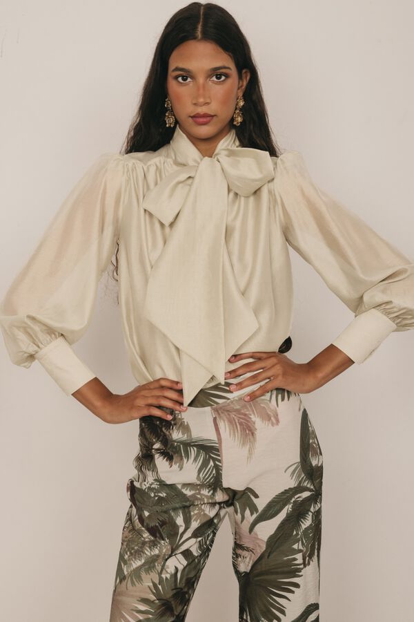 Cherubina Blusa Tiana Marfil