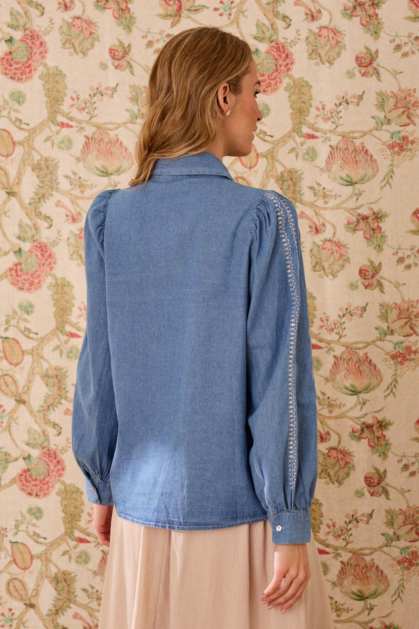 Pol&iacute;n Et Moi Camisa Denim Priscila