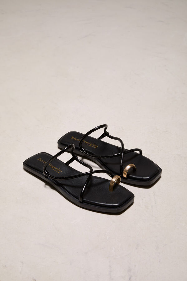 Bryan Stepwise Sandalia con tiras Negro