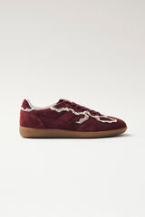 Alohas Zapatillas de cuero Tb.490 Crochet Granate