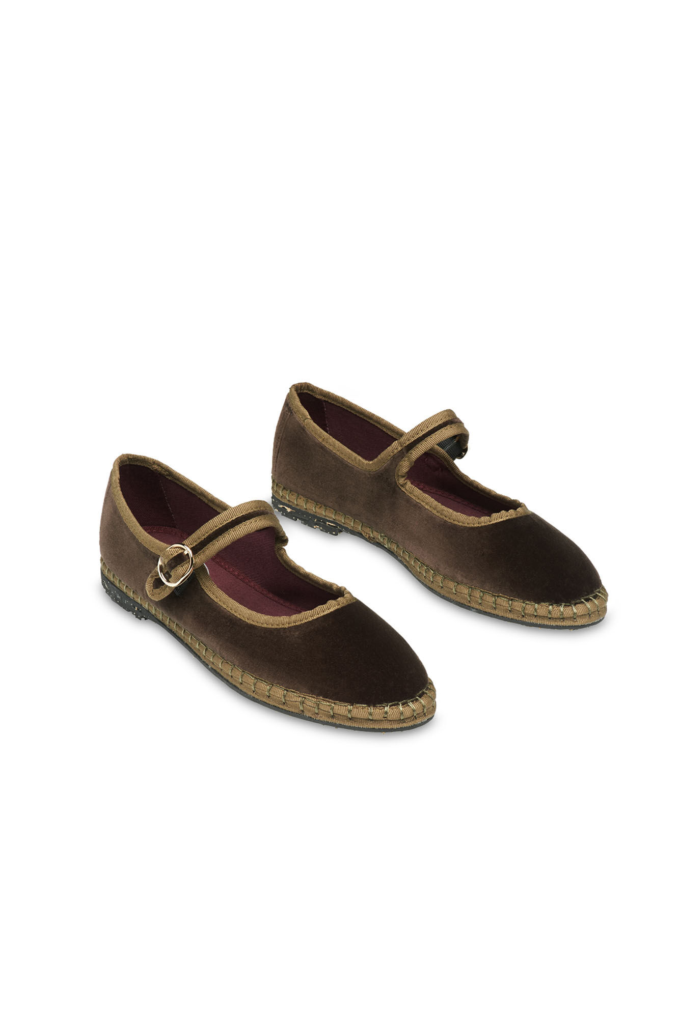 Flabelus Mery Jane de terciopelo