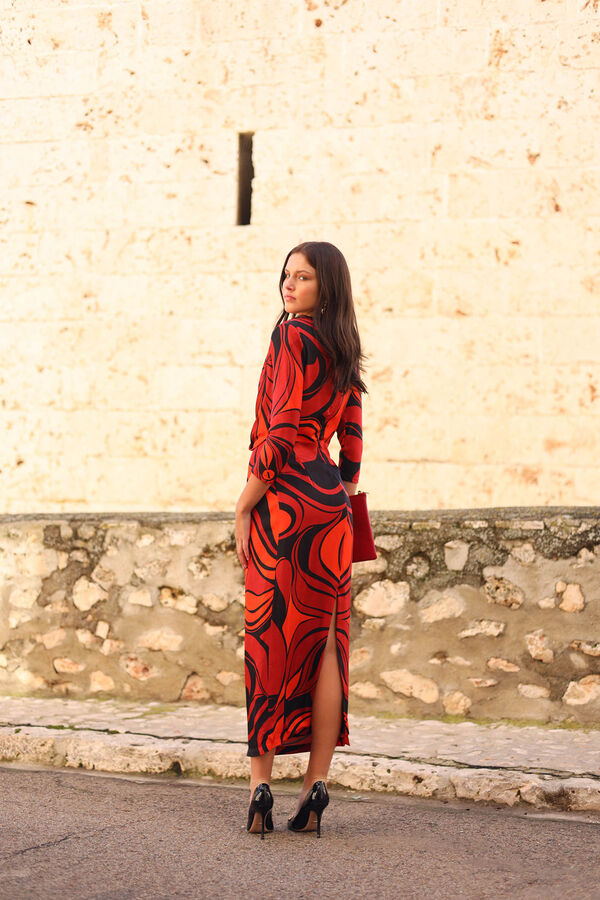 Panambi Vestido Mali Rojo