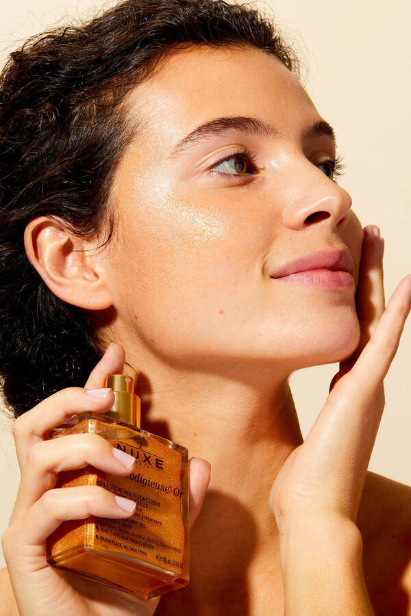 Nuxe Aceite Seco&nbsp; Multi-funciones rostro, cuerpo y cabello Amarillo