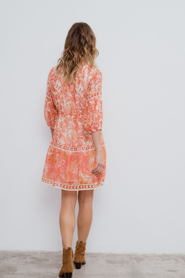 Vila Vestido corto camisero Multicolor