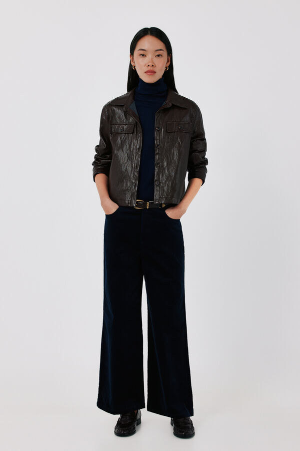 Cortefiel Jeans Sensational Marine Velvet Azul