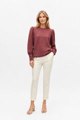 Object Top estructura manga larga Fucsia