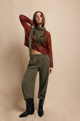 Slowlove Jersey calado perkins Naranja