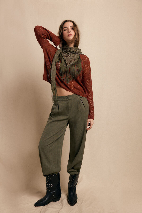 Slowlove Jersey calado perkins Naranja