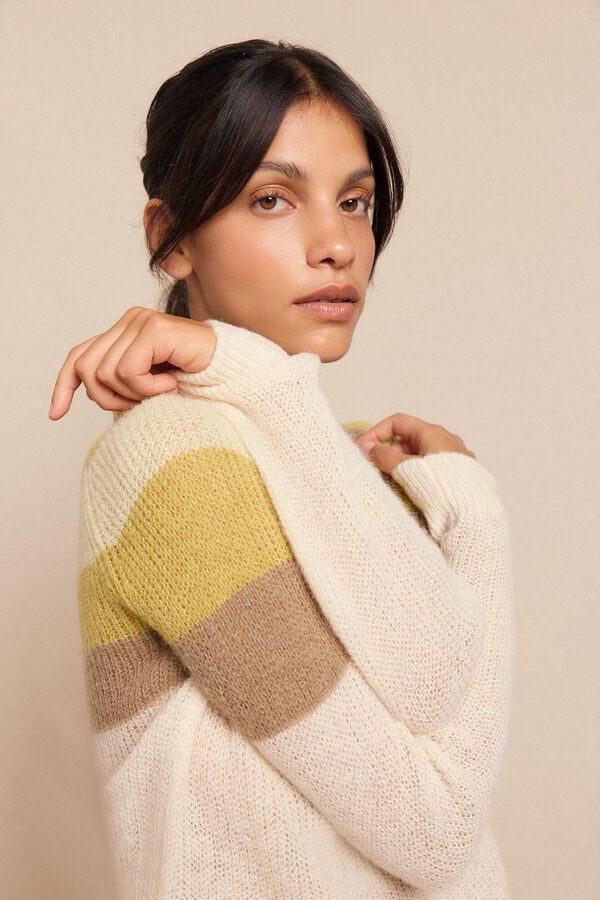 Slowlove Jersey multicolor Marfil