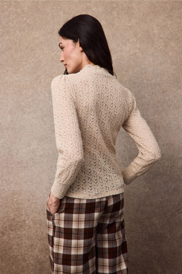 Slowlove Top estructura Marfil
