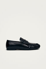 Alohas Mocasines de cuero Aven Negro