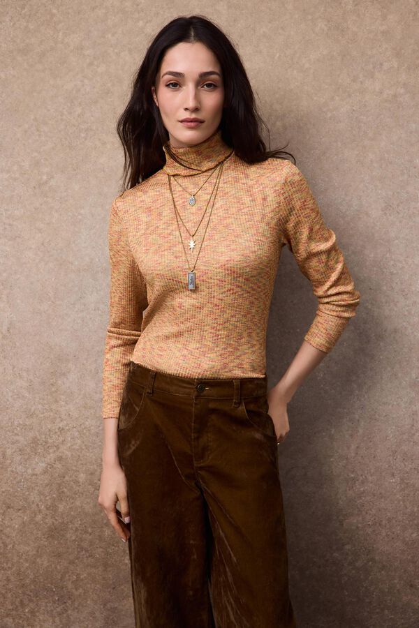 Slowlove Camiseta cuello alto Multicolor