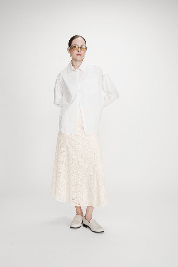 Grace & Mila Falda larga Visenya Beige