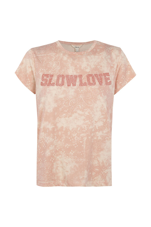 Slowlove Camiseta estampada Naranja