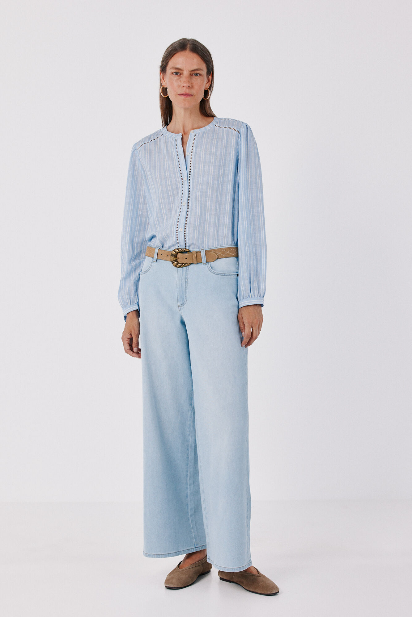 Cortefiel Jeans Wide Leg