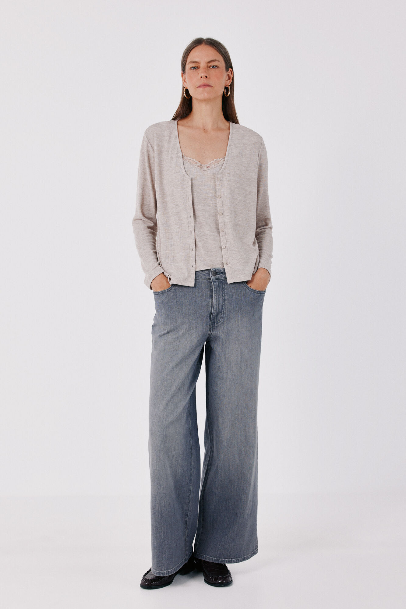 Cortefiel Jeans Wide Leg
