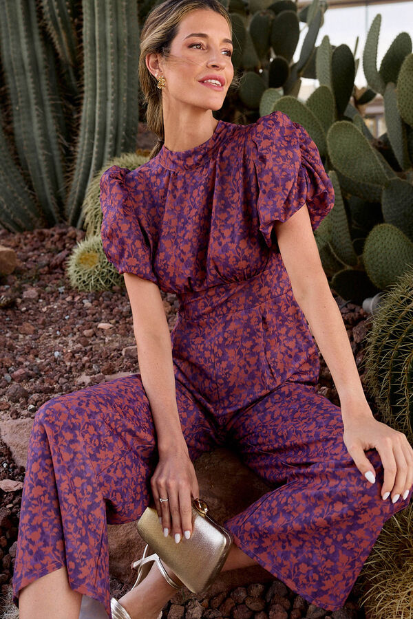 Pol&iacute;n Et Moi Mono estampado cobre Mireya Multicolor