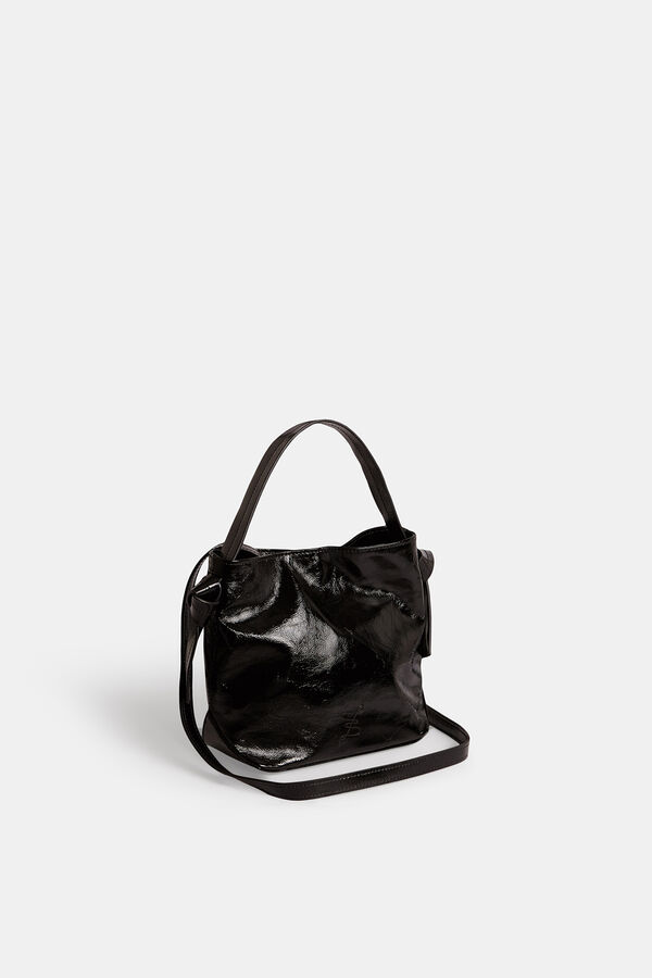 Zubi Bolso Nudo S Charol Negro