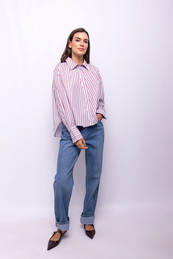 Object Camisa de rayas Azul