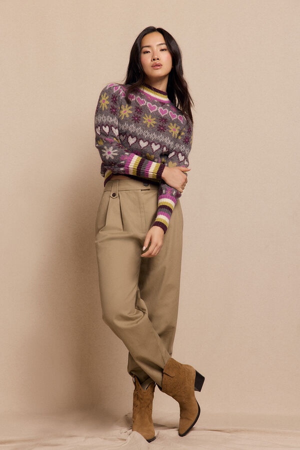 Slowlove Jersey grecas Multicolor