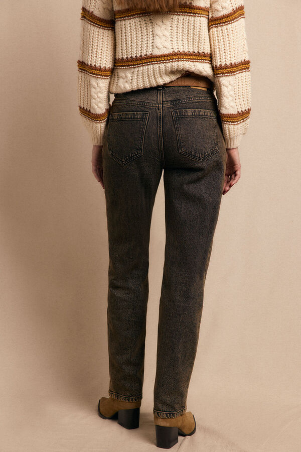 Slowlove Jean gris overdye Gris