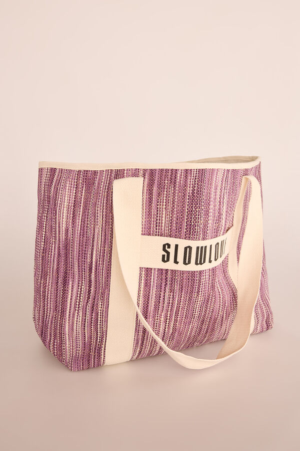 Slowlove Bolsa tejido Lila