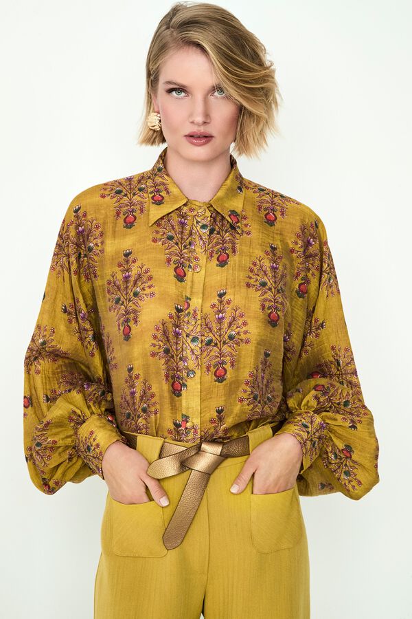 Panambi Camisa estampada Lense Dorado