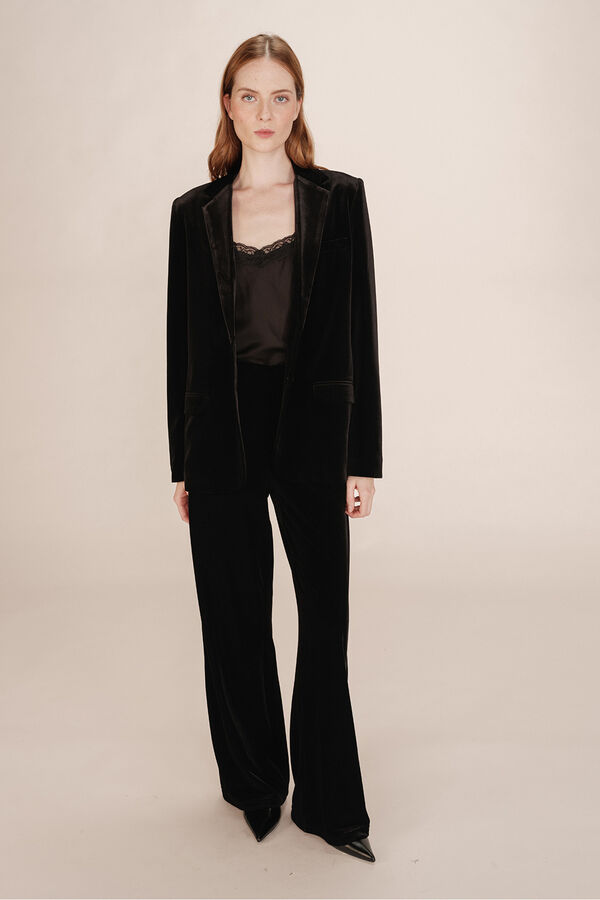 Grace & Mila Americana terciopelo Negro