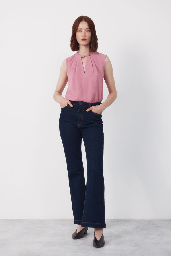 Cortefiel Jeans Bootcut Azul