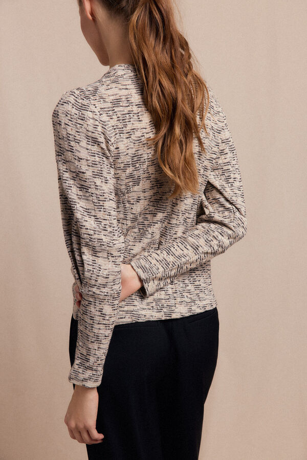 Slowlove Top estructura frunce Multicolor