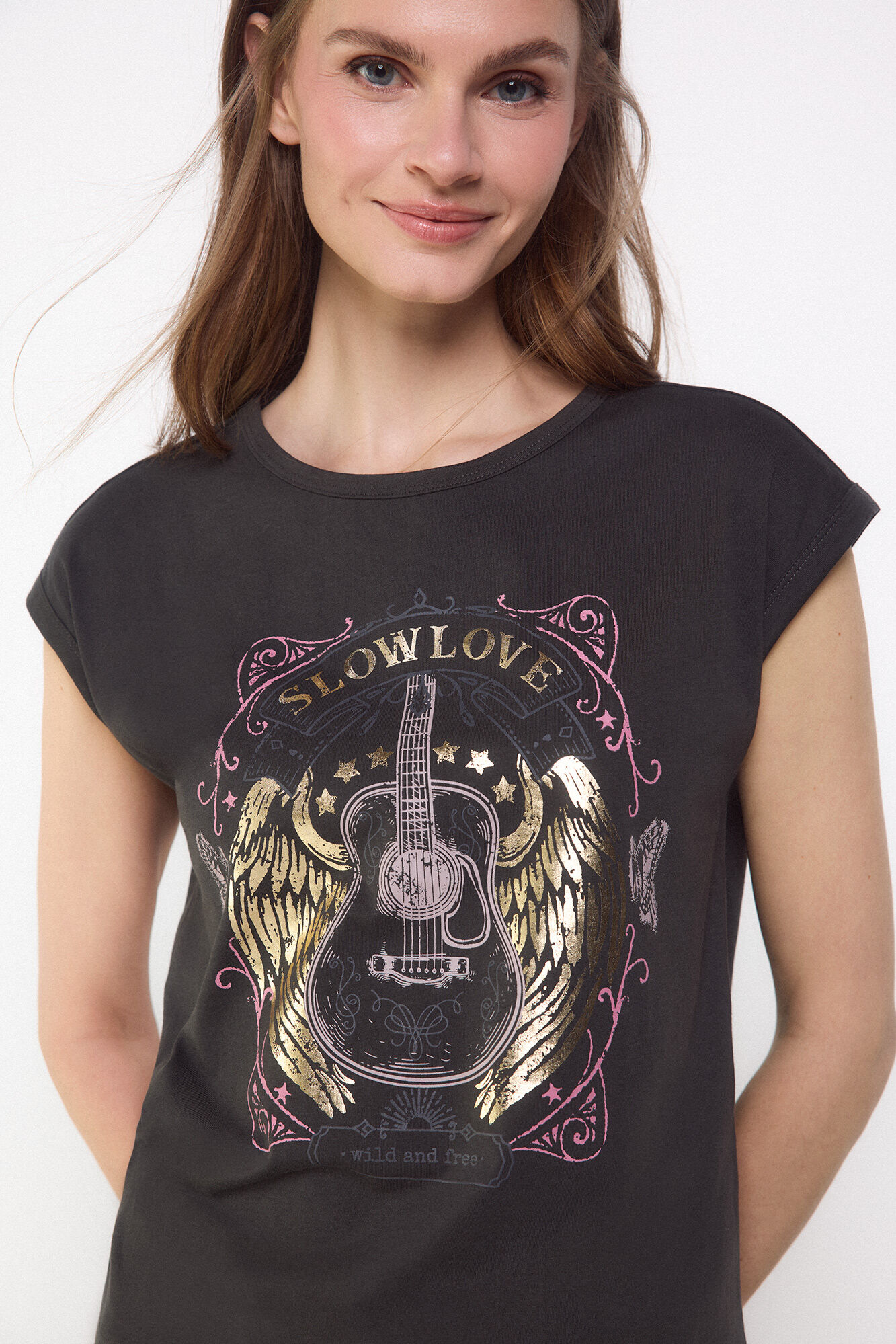 Slowlove Camiseta slowlove guitarra