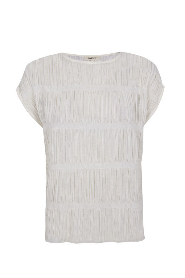 Slowlove Top vuelo Marfil