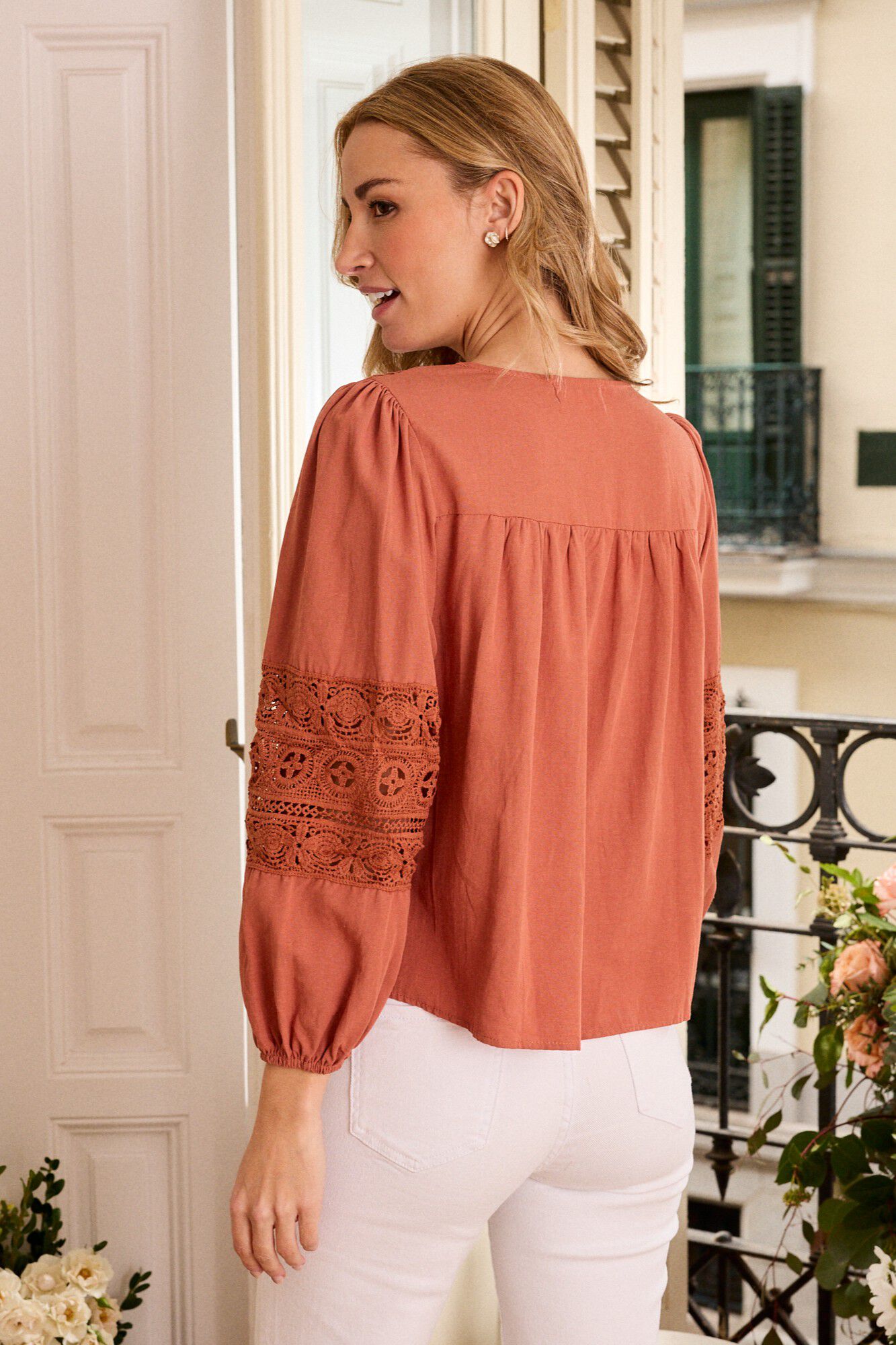 Pol&iacute;n Et Moi Camisa Troquelado Manuela