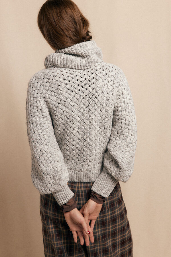 Slowlove Jersey punto cesta Gris