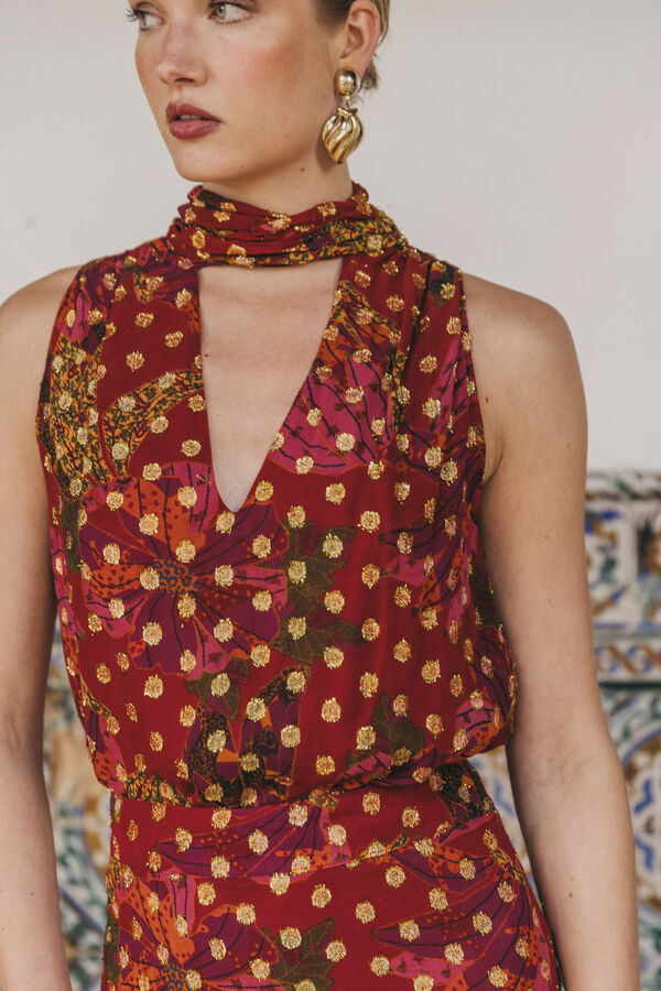 Cherubina Top Lara Rojo