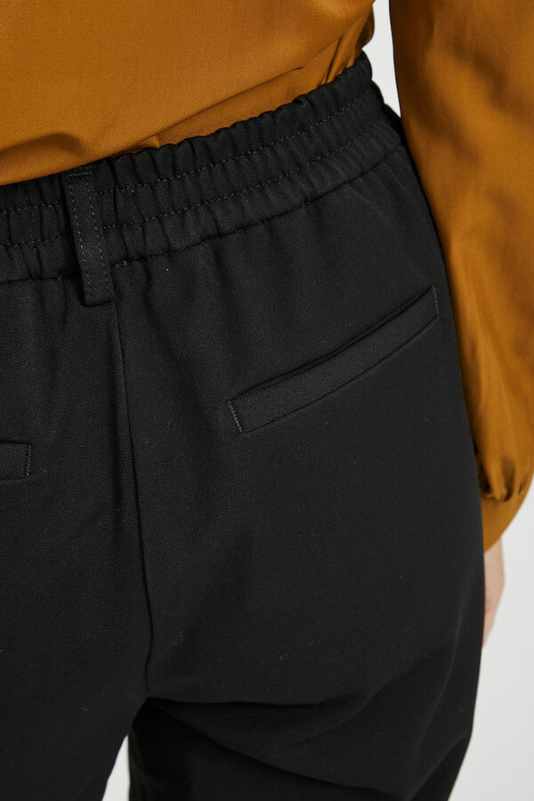 Object Pantal&oacute;n de corte recto Negro