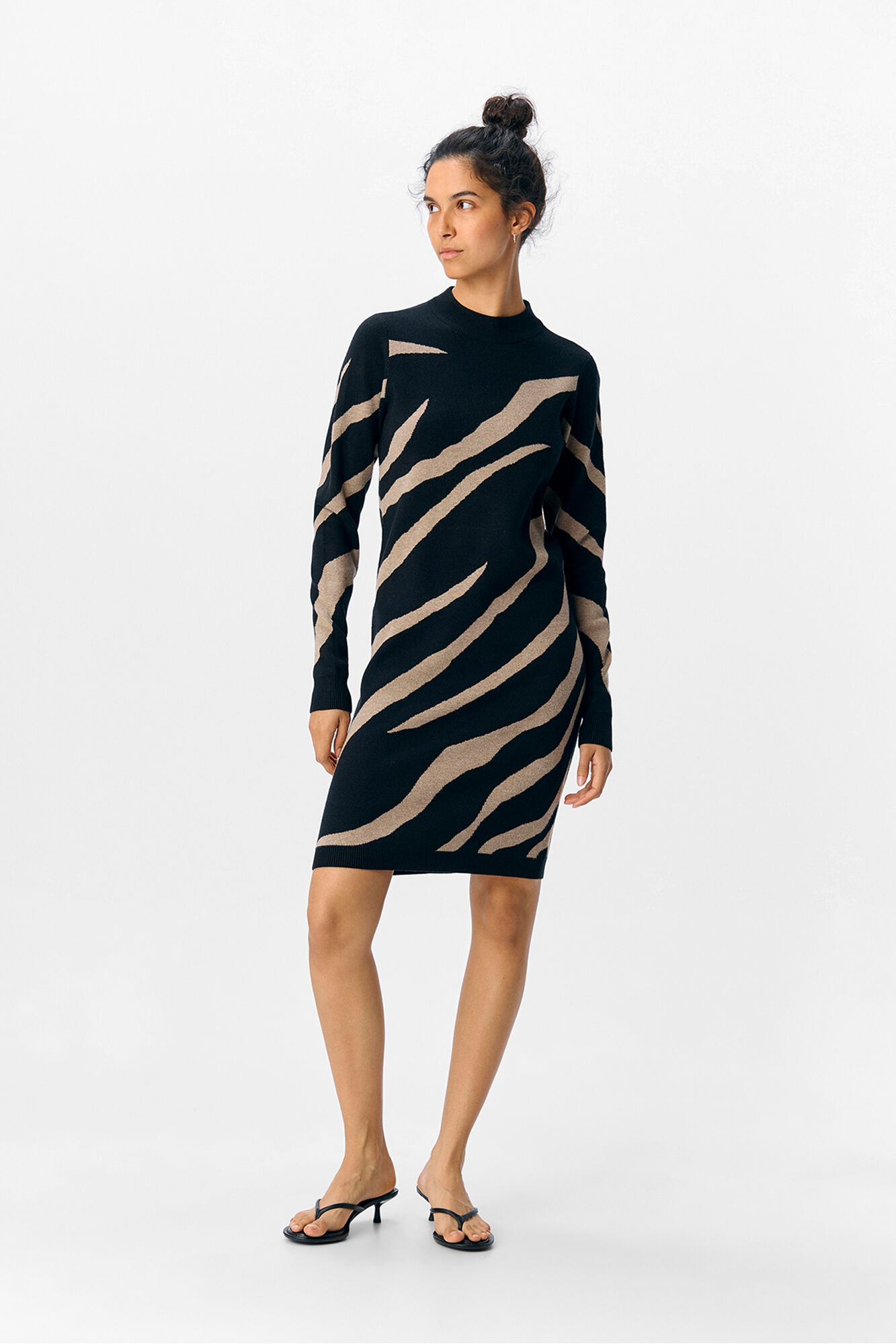 Object Vestido punto estampado