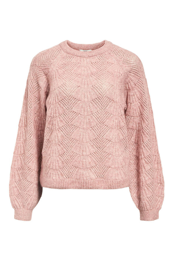 Object Jersey punto calado Lila