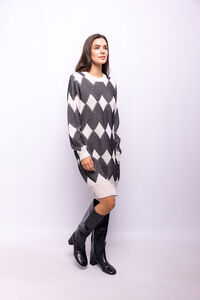 Object Vestido punto estampado