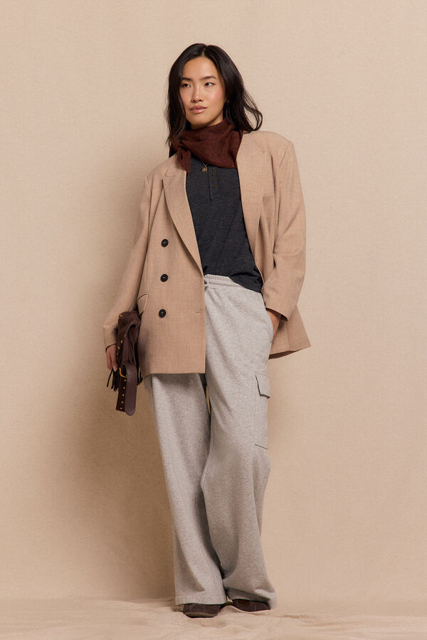 Slowlove Top panadero Gris