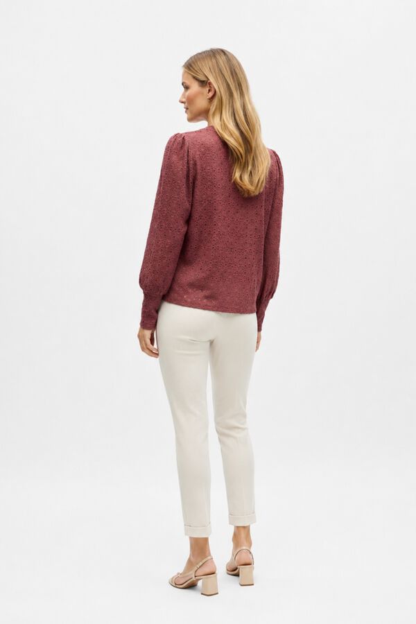 Object Top estructura manga larga Fucsia