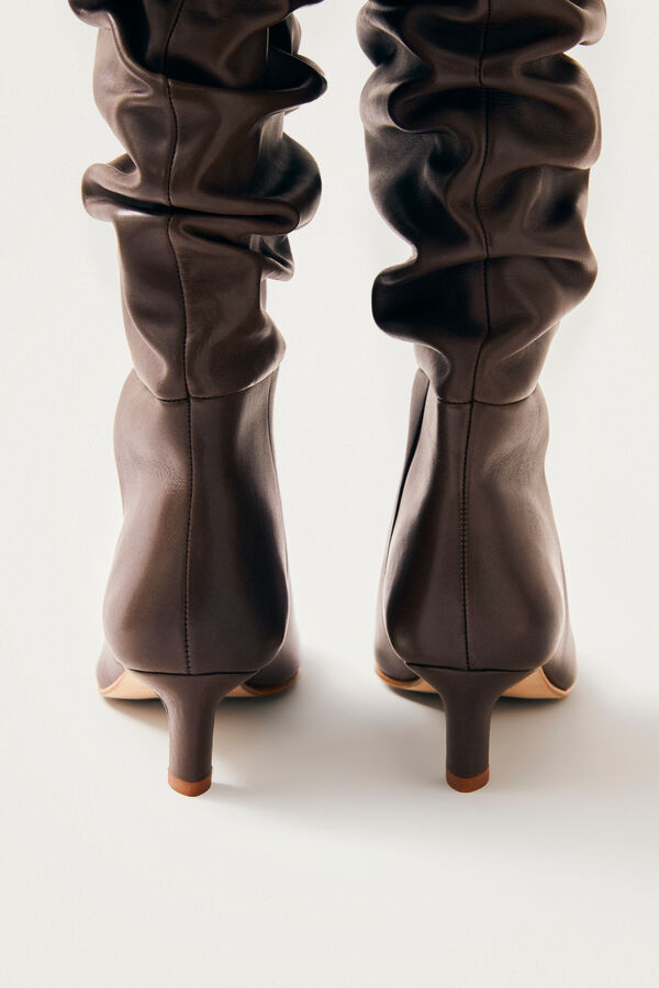 Alohas Botas de cuero Kalila Marr&oacute;n