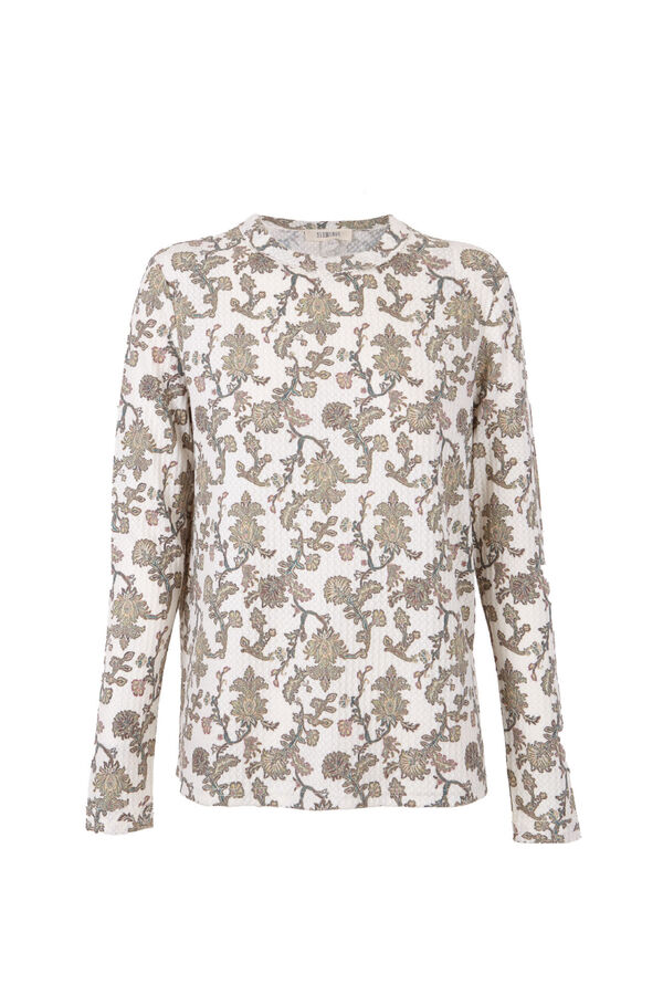 Slowlove Camiseta estructura estampada Multicolor