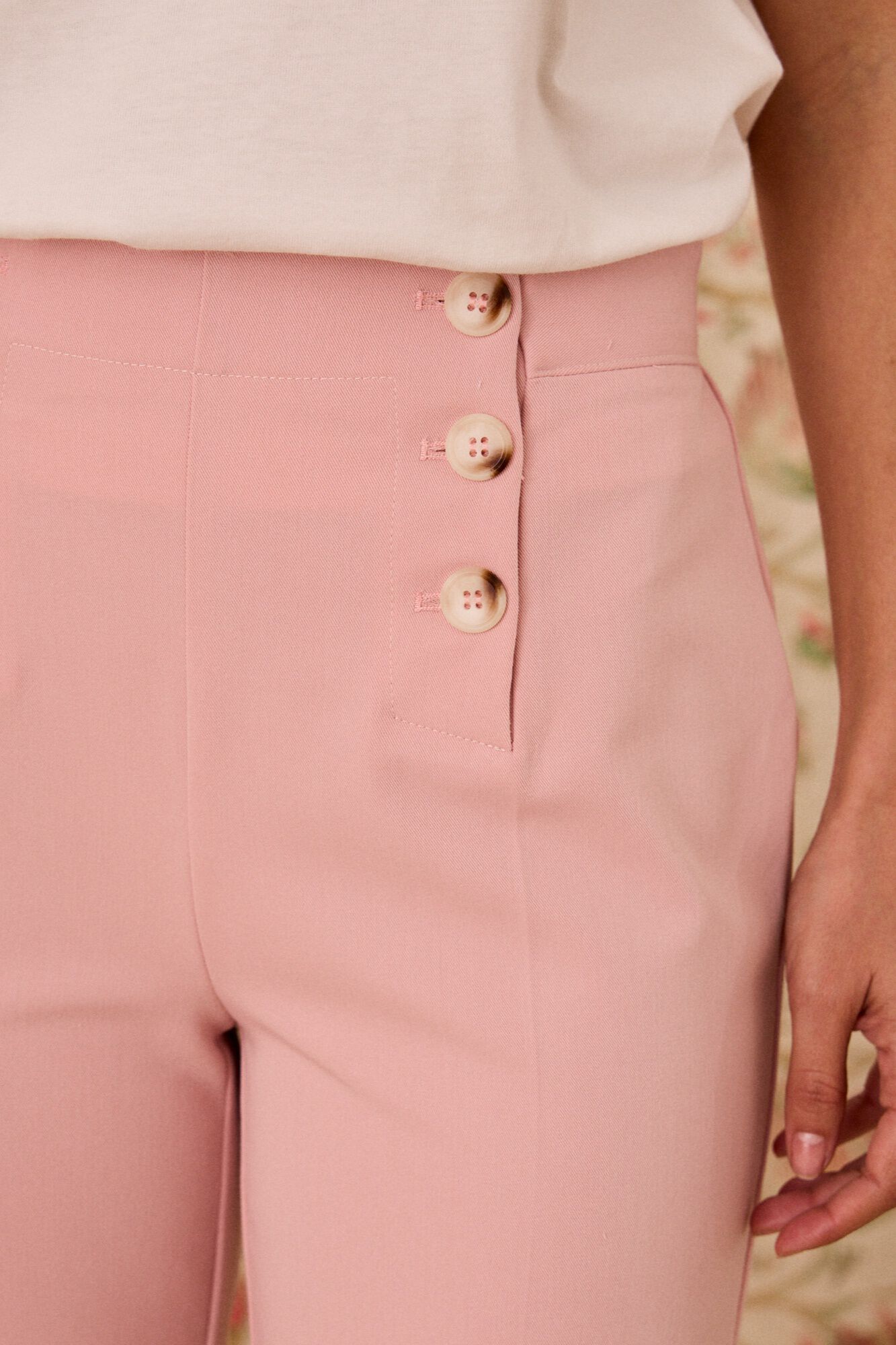 Pol&iacute;n Et Moi Pantal&oacute;n botones Sabela