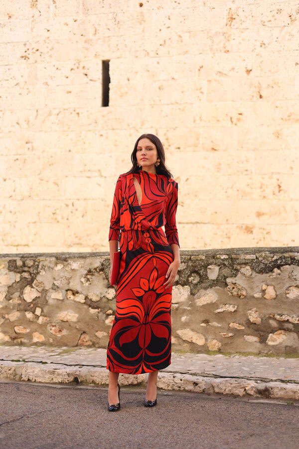 Panambi Vestido Mali Rojo